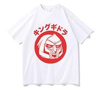 Mode T-Shirt MF Doom T-Shirt Manches Courtes Hommes Femmes Coton Adultes Décontracté Tee Shirt Neutre Détaché Coton T-Shirt Manches Courtes Hauts-Black||XXS