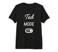 Mode Ted Activé Nom Drôle T-Shirt Haut de Gamme