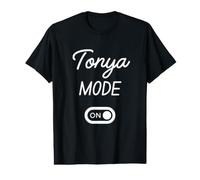 Mode Tonya Activé Nom Drôle T-Shirt Graphique avec Valeur