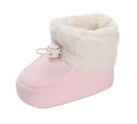 Mode tout-petit coloré petites filles hiver chaud bébé tricoté prébottes pour bébé pantalon de boue 74 garçon, Rose, 0-6 mois