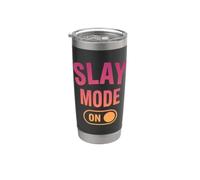 Mode Trip Slay pour filles sur Funny Baddie Gobelet isotherme en acier inoxydable double paroi