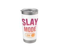 Mode Trip Slay pour filles sur Funny Baddie Gobelet isotherme en acier inoxydable double paroi