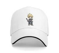 Mode Unisexe Finaled Fantasy 7 Casquette de Baseball Cloud Strife Chibi Motif Mignon Imprimé Chapeau de Camionneur Été Féminin Masculin Outdoor Sports Casquettes de Baseball Cadeau de Baseball