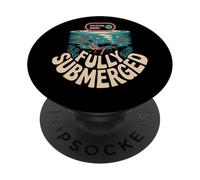 Mode Vacances entièrement immergé en été plongée sous-Marine PopSockets PopGrip Adhésif