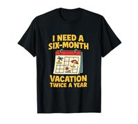 Mode Vacances Graphique de Six Mois T-Shirt