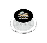 Mode Vacances Hors Bureau Professionnel Informatique Non supervisé PopSockets PopGrip pour MagSafe