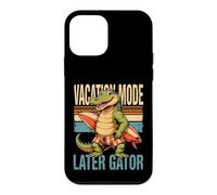 Mode Vacances Plus Tard Gator Crocodile Surf Coque pour iPhone 12 Mini