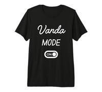 Mode Vanda Activé Nom Drôle T-Shirt Haut de Gamme