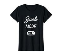 Mode Zack Activé Nom Drôle T-Shirt Graphique avec Valeur