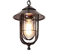 MODEBHD 1- Lampe à Suspension extérieure étanche et Anti-Pluie 8,2 ", Lampes suspendues extérieures de Ferme dans Une Lanterne Suspendue extérieure Rustique pour Porche, allée de Villa, Balcon