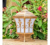 MODEBHD Lampe de pilier murale extérieure Villa Jardin Lampe de paysage Lampe de parc Économie d'énergie Décoration Éclairage Porche Patio Post Phare Lanterne de rue Lampadaire Éclairage de paysage tr