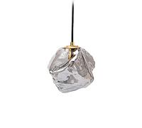 MODEBHD Lava Ice Cubes Petite Lampe Suspendue Lampe de Chevet en Verre Japonais Irrégularité créative Très Minimaliste Lampe de Couloir européen Nordique Lampe à Suspension d'îlot de Cuisine.