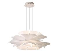 MODEBHD Lustre exquis nordique en forme de fleur blanche éclairage de plafond abat-jour en acrylique suspension lumière corde réglable suspension suspension plafonnier salle à manger salon chambre à c