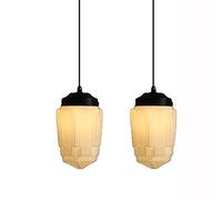 MODEBHD Suspension Nordique Plafond Suspendu lumière à tête Unique Applique Fer raccords Suspension Lampe Suspension pour Cuisine îlot luminaire école Lustre projecteur