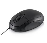 Logic LM-11 - Souris - optique - filaire - USB - noir