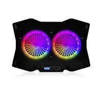 Modecom MC-CF18 RGB système de refroidissement pour ordinateurs portables 45,7 cm (18 ) 1200 tr/min Noir