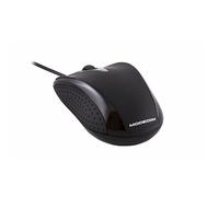 Modecom MC-M4 Souris Optique 800 DPI USB Type-A Ambidextre Noir/Gris, 2 Boutons Programmables, Compatible Windows/macOS/Linux, 102x60x41mm