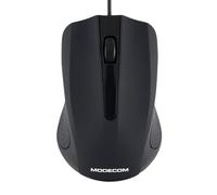 MODECOM MC-m9 USB Optique 1000dpi Noir Droitier - Souris (USB, Bureau, Pressed Buttons, Roue, Optique, PC)