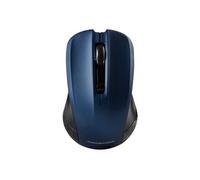ModeCom MC-WM9.1 - Souris - ergonomique - optique - 4 boutons - sans fil - 2.4 GHz - récepteur sans fil USB - noir et bleu