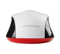 ModeCom MC-WM9.1 - Souris - ergonomique - optique - 4 boutons - sans fil - 2.4 GHz - récepteur sans fil USB - noir et blanc