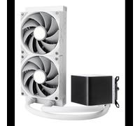 Modecom TRYX PANORAMA 240 - Kit Watercooling CPU 120mm Blanc - Radiateur 279mm - Compatible Intel LGA1851/1700 & AMD AM5/AM4 - Ventilateurs 500-2250 RPM