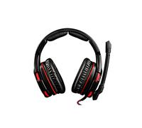 Modecom VOLCANO GHOST Casque Avec fil Arceau Jouer Noir, Rouge - Neuf