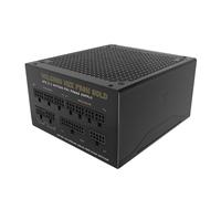 MODECOM Volcano HEX Bloc d'alimentation ATX doré 750 W | Alimentation PC entièrement modulaire | Ventilateur 140 mm & efficacité 80 Plus Gold | Bloc d'alimentation d'ordinateur de jeu pour systèmes
