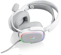 MODECOM Volcano MC-899 Prometheus blanc Casque de jeu son 7.1