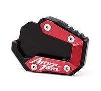 Modeer Pour CRF1100L Africa Twin 2019-2024 Plaque d’extension de béquille latérale de pied de béquille de moto africa twin 1100 Accessoires Couleur rouge