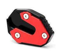 Modeer pour Honda CB1000R 2008-2022 Moto CNC Béquille Pied Béquille Latérale Agrandir Plaque Pad cb1000r cb1000r cb 1000 r Accessoires (Rouge)