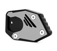Modeer Pour HONDA CBR CB 125R 300R 400X 500X 500F 500R 650R Kickstand Foot Side Entender Agrandir Plaque d’extension Pad CB125R CB300R CB400X CB500X CB500F CB650R CBR300R CBR500R CBR650R (gris)