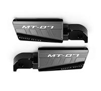 Modeer Pour MT-07 toutes les années Moto Repose-pieds arrière passager Repose-pieds mt07 mt 07 accessoires (gris)