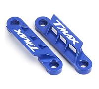 Modeer Pour Tmax 530 SX DX 2017-2020 Tmax 560 Tech MAX 2020-2022 Paire d'ailes avant Plaque d'essieu Glissière décorative tmaxtechmax tmax530 tmax560 tmaxsx tmaxdx CNC Accessoires (Bleu)