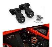 Modeer Protections de chute pour moto Compatibles avec DUKE 390 2024 2025 Glissières de cadre Protection anti-chute Amélioration du produit duke 390 390duke accessoires (390-noir)