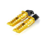 Modeer Repose-pieds arrière de moto Pédale de Repose-Pieds Socius pour Ya&maha Tenere 700 2019 2020 2021 2022 2023 2024+ Tenere700 Accessoires (doré)