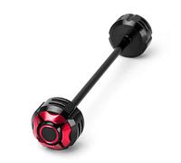 Modeer Roue de fourche de l’essieu avant Pour Ninja 650 636 H2 H2R ZX6R ZX10R ZX14R Z 650 900 900RS 1000 1000SX Versys 650 1000 moto Protection contre les chutes Accessoires (noir-3)