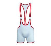Modeewel Body de sport pour homme - Coupe ajustée - Une pièce - Sans manches - Maillot de corps - Haut de corps actif - Maillot de lutte - Combinaison d'haltérophilie - Combinaison de lutte