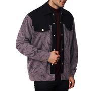 Modeewel Veste demi-saison pour homme - Veste chaude en velours côtelé - Veste d'hiver - Coupe-vent - Veste d'extérieur pour le quotidien - Bomber Varsity - Automne et hiver - Veste en velours côtelé