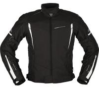 Modeka Aenergy Veste textile de moto, noir-blanc, taille 2XL pour homme