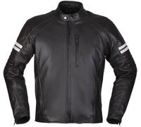 Modeka August 75 Blouson de moto en cuir, noir-blanc, taille L pour homme