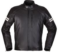 Modeka August 75, veste en cuir 5XL Noir/Blanc Noir/Blanc