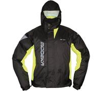 Modeka Veste de pluie AX-Dry II avec capuche Noir/Jaune Néon Taille M