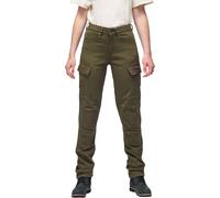 Modeka Brandon Cargo, pantalon textile femme 34 Vert Foncé Vert Foncé