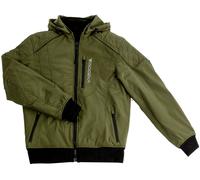 Modeka Clarke, veste textile 4XL Vert Foncé Vert Foncé