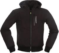 Modeka Clarke Veste textile de moto imperméable, noir, taille 5XL pour homme
