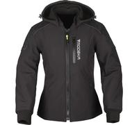 Modeka Clarke Veste textile de moto dames, noir, taille 50 pour femmes