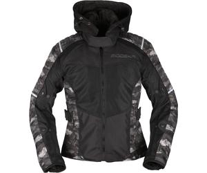 Modeka Couper II Veste textile de moto dames, noir-multicolore, taille 34 pour femmes