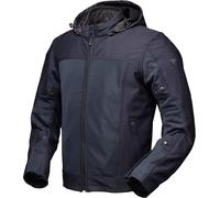 Modeka Davey Air Veste textile de moto imperméable, bleu foncé, Taille S