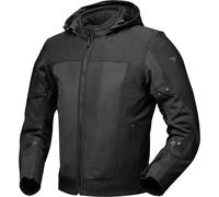 Modeka Davey Air Veste textile de moto imperméable, noir, Taille XL