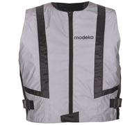 Modeka Doc Silver Avertissement Vest, gris, Taille 3XL